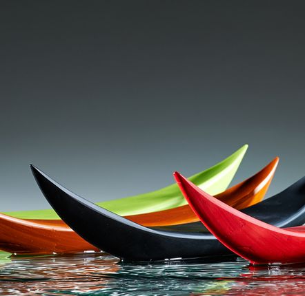 Art glass - Gondola Sculpture - ALFIER GLASSTUDIO