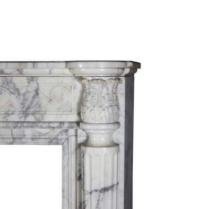 Design objects - Beautiful 18th Century Parisian Marble Fireplace - MAISON LEON VAN DEN BOGAERT