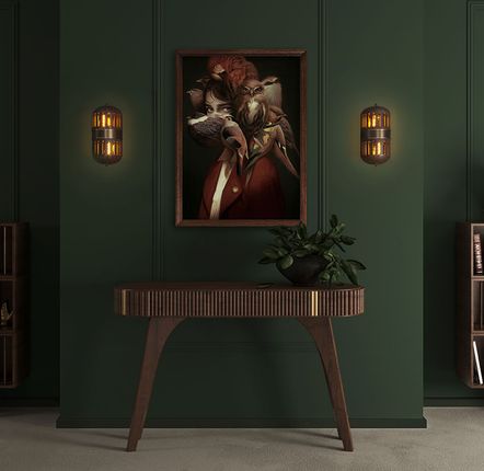 Appliques - Turing Wall Lamp Handmade by Wood Tailors Club - WOOD TAILORS CLUB