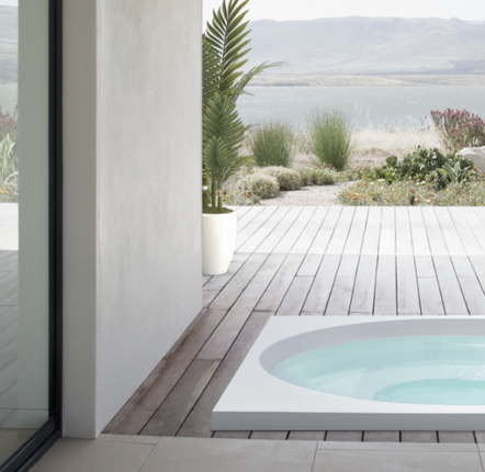 Jacuzzis - Spa extérieur Drop Lampi Blanc. - DROP