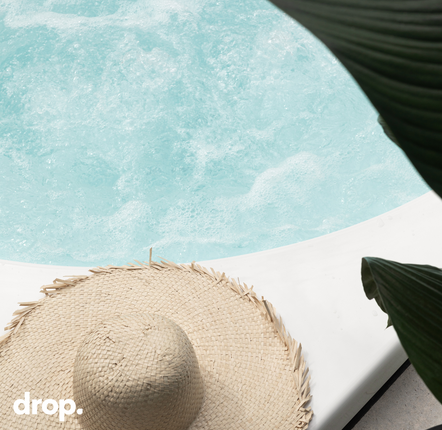 Jacuzzis - Spa extérieur blanc Drop Lähde. - DROP