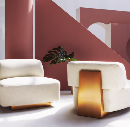 Méridiennes - Canapé 3 places et chaise d'appoint Panama - AURA LIVING