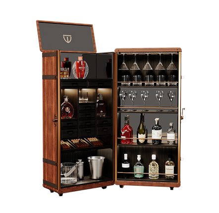 Lits - Bowmore Bar Cabinet Handmade by Wood Tailors Club - WOOD TAILORS CLUB