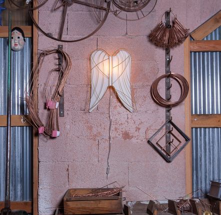 Decorative objects - Wall light "Parle à ton ange" - Size M - ATELIER JOUR DE LUNE