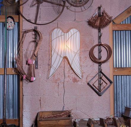 Decorative objects - Wall light "Parle à ton ange" - Size L - ATELIER JOUR DE LUNE
