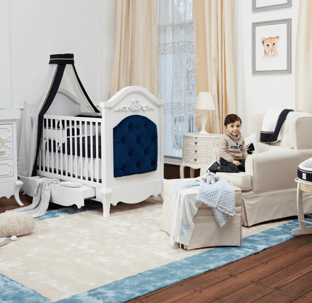 Baby cot for living room best sale