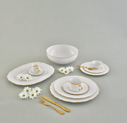 Assiettes de réception - Empire Gold - Service de table - PORCEL