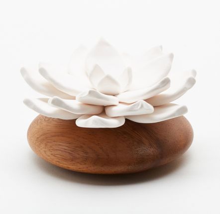 Autres fournitures bureau  - Diffuseur aromatique  porcelaine et bois - Parfumeur d'ambiance STAR - ANOQ