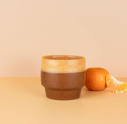 Mugs - 250ml recycled citrus coffee cup - REPULP DESIGN