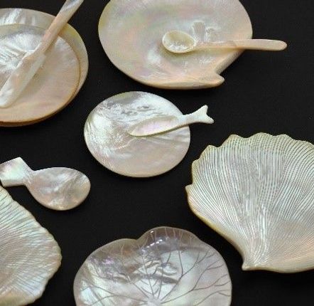 Ménagères - CUILLERES EN NACRE POUR CAVIAR, Mother of Pearl - ANDAMAN SARL
