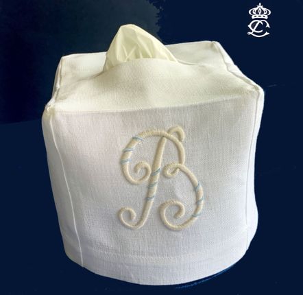 Homewear - Tissue Box Covers - LINHO DO CASTELO - LIN DE CHATEAU