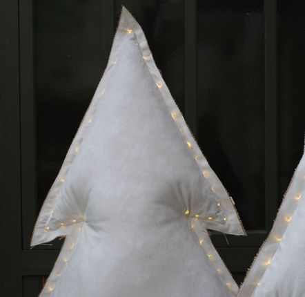 Decorative objects - WHITE luminous tree - ROSE VELOURS