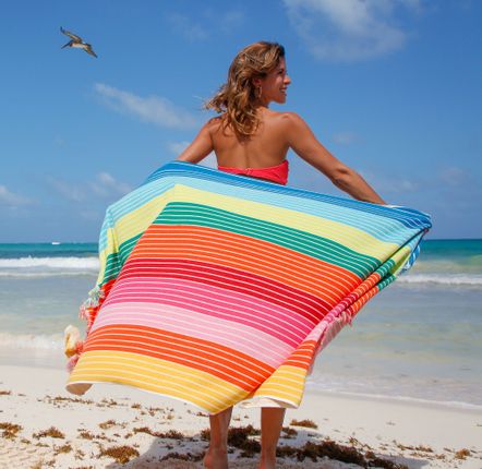 Paréos - Serviette de plage Ocean Kai 100x180 cm - GREEN PETITION