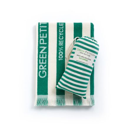 Linge - Serviette de plage Delmor Fit Lime 76 x 142 cm - GREEN PETITION