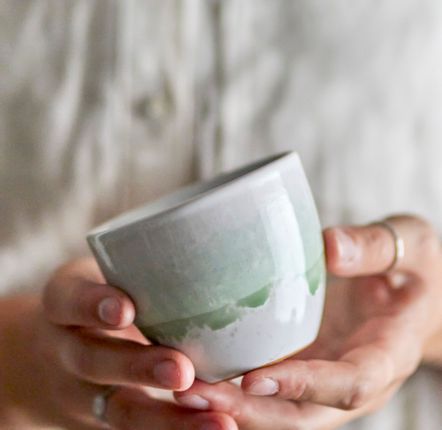 Mugs - Paula Cup, Green, Stoneware - BLOOMINGVILLE MULTIBRAND HOUSE