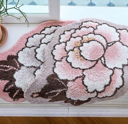 Rugs - Big peony Rug - BON`EE(LIVING ART BRAND)