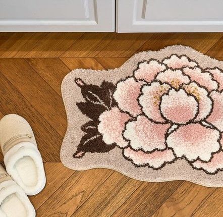 Rugs - Big peony Rug - BON`EE(LIVING ART BRAND)