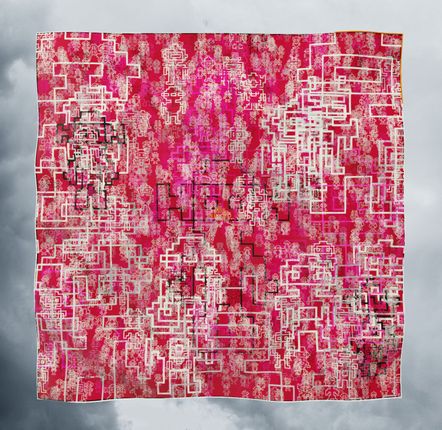 Outdoor fabrics - Silk-Bots customizable silk twill squares - NEYMO PARIS