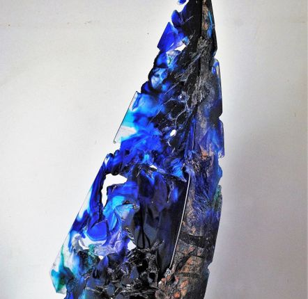 Art glass - EROSION - ROMAIN GLORIEUX VERRIER D'ART