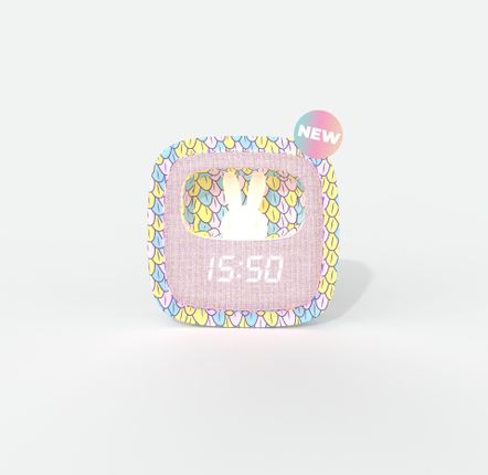 Children's lighting - BILLY BLUE WAVES ALARM CLOCK, PINK LEOPARD, AND RAINBOW MERMAID - MOB