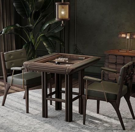 Autres tables  - Jacoby Backgammon Table Handmade by Wood Tailors Club - WOOD TAILORS CLUB