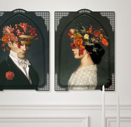 Objets de décoration - Duo d'Alcôves - plateau décoratif mural - IBRIDE