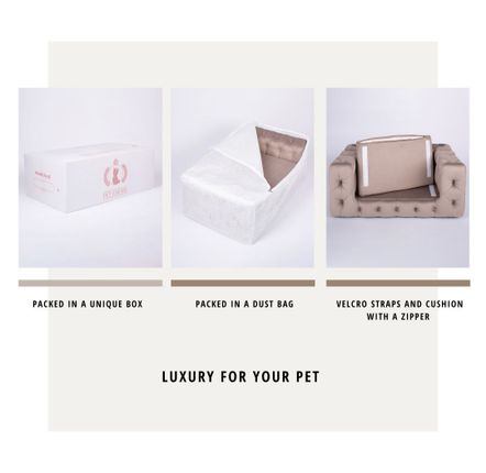 Lits - ROYAL Canapé élégant pour chien - PET EMPIRE