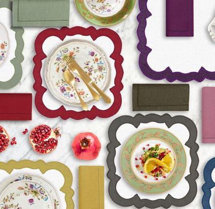Christmas table settings - LINEN PLACEMAT - LA CUCA