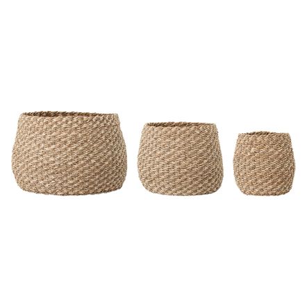 Paniers - Malli Panier, Nature, Herbier marin Set of 3 - BLOOMINGVILLE MULTIBRAND HOUSE
