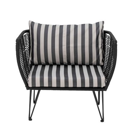 Cushions - Mundo Cushion Cover (No filler), Black, Polyester Set of 2 - BLOOMINGVILLE MULTIBRAND HOUSE