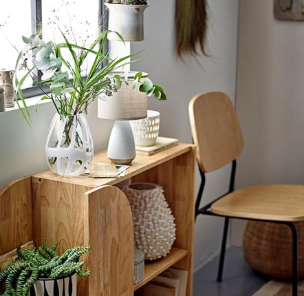 Bibliothèques - Alec Bibliothèque, Nature, Bois d'hévéa  - BLOOMINGVILLE MULTIBRAND HOUSE