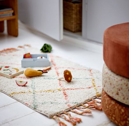 Poufs - Jo Pouf, Marron, Coton  - BLOOMINGVILLE MINI
