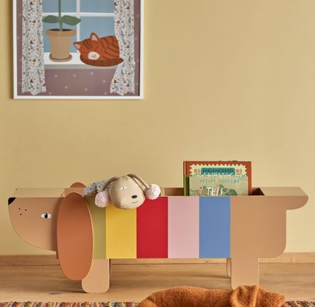 Bibliothèques - Charlie tagère à livres, Marron, MDF  - BLOOMINGVILLE MINI