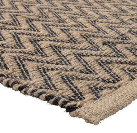 Rugs - Lieu Rug, Black, Jute  - BLOOMINGVILLE MULTIBRAND HOUSE