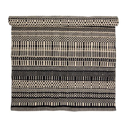 Rugs - Joob Rug, Black, Wool  - BLOOMINGVILLE MULTIBRAND HOUSE