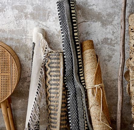 Rugs - Joob Rug, Black, Wool  - BLOOMINGVILLE MULTIBRAND HOUSE