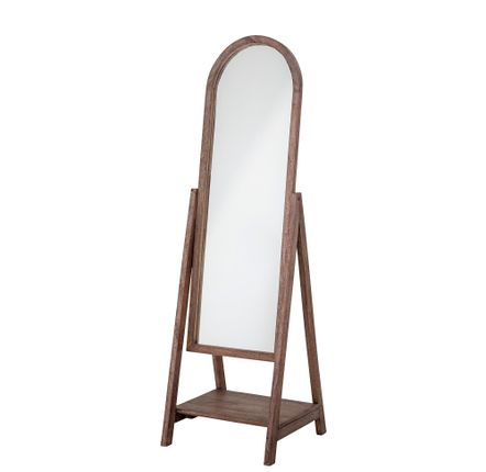 Miroirs - Cathia Miroir sur pied, Marron, Mango  - BLOOMINGVILLE MULTIBRAND HOUSE