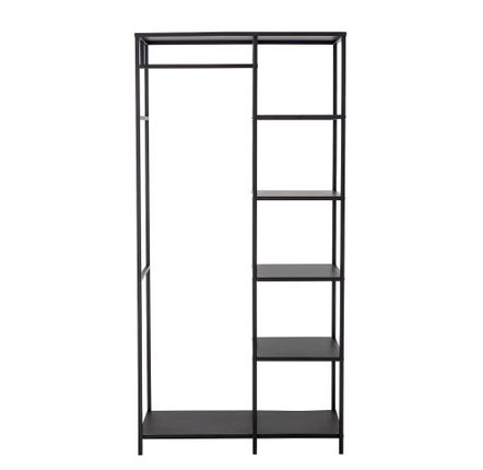 Mounting accessories - Valde Clothes Rack, Black, Metal  - BLOOMINGVILLE MULTIBRAND HOUSE