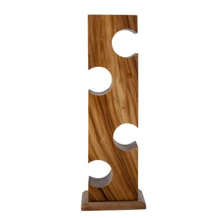 Accessoires pour le vin - Ellion Casier à vin, Marron, Acacia  - BLOOMINGVILLE MULTIBRAND HOUSE