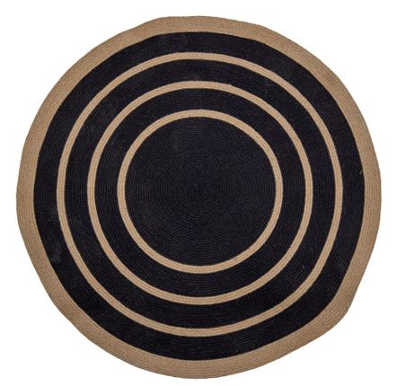 Rugs - Lune Rug, Black, Seagrass  - BLOOMINGVILLE MULTIBRAND HOUSE