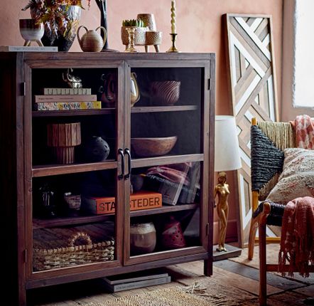 Buffets - Marl Armoire, Marron, Bois de sapin  - CREATIVE COLLECTION
