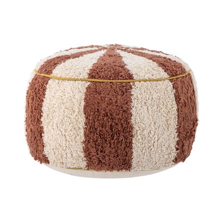 Poufs - Charoline Pouf, Marron, Coton  - BLOOMINGVILLE MINI