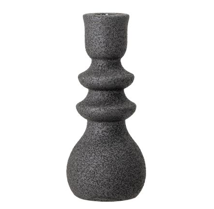 Candlesticks and candle holders - Emie Candle Holder, Black, Stoneware  - BLOOMINGVILLE MULTIBRAND HOUSE