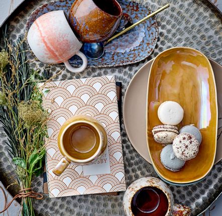 Mugs - Paula Cup, Orange, Stoneware  - BLOOMINGVILLE MULTIBRAND HOUSE