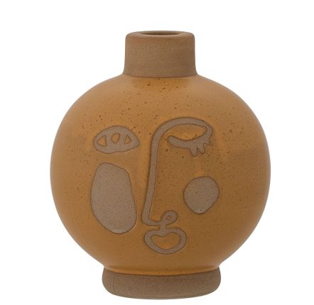 Candlesticks and candle holders - Jilian Candle Holder, Brown, Stoneware  - BLOOMINGVILLE MULTIBRAND HOUSE