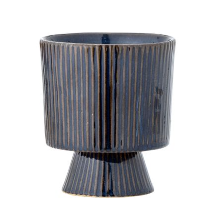 Flower pots - Ayleen Flowerpot, Blue, Stoneware  - BLOOMINGVILLE MULTIBRAND HOUSE