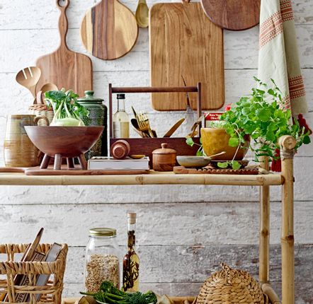 Boîtes de rangement  - Jas Boîte de rangement, Marron, MDF  - BLOOMINGVILLE MULTIBRAND HOUSE