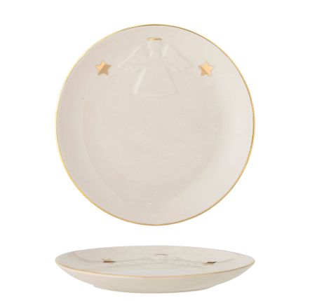 Everyday plates - Starry Plate, White, Stoneware  - BLOOMINGVILLE MULTIBRAND HOUSE