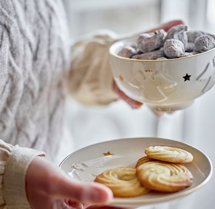 Everyday plates - Starry Plate, White, Stoneware  - BLOOMINGVILLE MULTIBRAND HOUSE