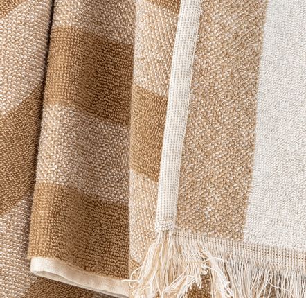 Serviettes de bain - Elaia Serviette, Marron, Coton  - BLOOMINGVILLE MULTIBRAND HOUSE